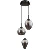 Globo Firefly Hanglamp LED Zwart, 1-licht