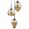 Globo Firefly Hanglamp LED Zwart, 1-licht