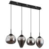 Globo Firefly Hanglamp LED Zwart, 1-licht