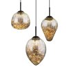 Globo Firefly Hanglamp LED Zwart, 1-licht