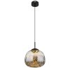 Globo Firefly Hanglamp LED Zwart, 1-licht