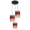 Globo Gorley Hanglamp Zwart, 3-lichts