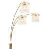 Globo Gorley Staande lamp Goud, 3-lichts