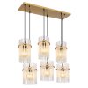 Globo Gorley Hanglamp Goud, 6-lichts