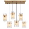 Globo Gorley Hanglamp Goud, 6-lichts