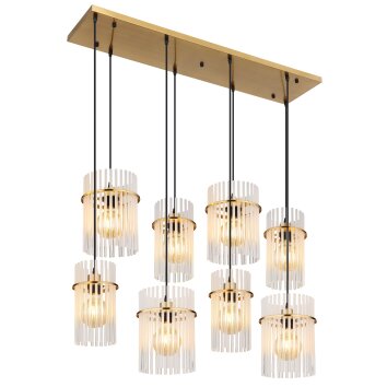 Globo Gorley Hanglamp Goud, 8-lichts