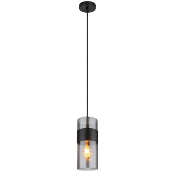 Globo Scarfina Hanglamp Zwart, 1-licht