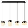 Globo Cristallica Hanglamp LED Antraciet, 1-licht