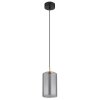 Globo Lampigna Hanglamp LED Messing, Zwart, 1-licht