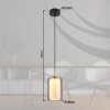 Globo Lampigna Hanglamp LED Messing, Zwart, 1-licht