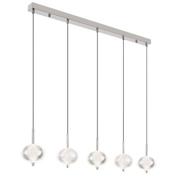 Globo Aida Hanglamp LED Chroom, 1-licht