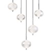 Globo Aida Hanglamp LED Chroom, 1-licht