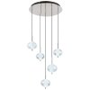 Globo Aida Hanglamp LED Chroom, 1-licht