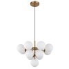 Globo Grappy Hanglamp Goud, 13-lichts