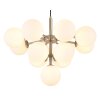 Globo Grappy Hanglamp Nikkel mat, 13-lichts