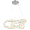 Globo Mucky Hanglamp LED Chroom, 1-licht, Afstandsbediening