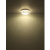 Globo Klara Plafondlamp LED Chroom, 1-licht, Afstandsbediening