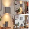 Rurup Licht omhoog & omlaag, Wandlamp Grijs, Zilver, 2-lichts