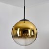 Gastor Hanglamp, Kogellampje 30 cm Goud, Duidelijk, 1-licht