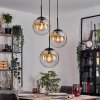 Gastor Hanglamp, Kogellampje Amber, Duidelijk, 3-lichts