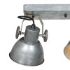 steenhouwer Gearmetal Plafondlamp, Plafondspot Oud zilver, 3-lichts