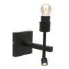 steenhouwer Stang Wandlamp LED Zwart, 2-lichts