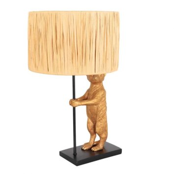 steenhouwer Animaux Tafellamp Zwart, 1-licht