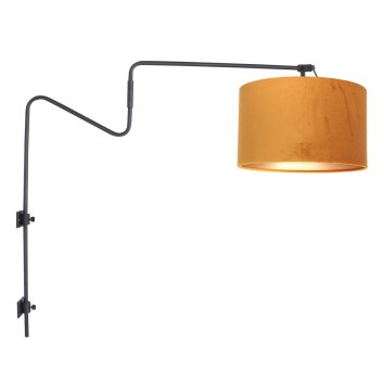 steenhouwer Linstrøm Wandlamp Zwart, 1-licht