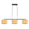 steenhouwer Stang Hanglamp Zwart, 3-lichts