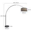 steenhouwer Light Staande lamp Zwart, 1-licht