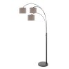 steenhouwer Light Staande lamp Zwart, 3-lichts