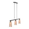 steenhouwer Vidrio Hanglamp Zwart, 3-lichts