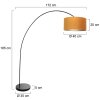 steenhouwer Solva Staande lamp Zwart, 1-licht