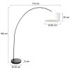 steenhouwer Solva Staande lamp Zwart, 1-licht