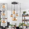 Apedo Hanglamp, Kogellampje, Hanglamp Amber, 4-lichts