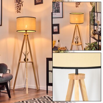 Chellas Staande lamp Natuurlijke kleuren, 1-licht