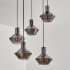 Gillbergatorp Hanglamp, Kogellampje, Hanglamp Chroom, Rookkleurig, 5-lichts