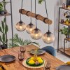 Koyoto Hanglamp, Kogellampje, Hanglamp Natuurlijke kleuren, Zwart, 4-lichts