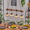 Koyoto Hanglamp, Kogellampje, Hanglamp Natuurlijke kleuren, Zwart, 4-lichts