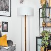 Bassagoda Staande lamp Natuurlijke kleuren, Zwart, 1-licht