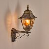 Chatelain Buitenlicht, Wandlamp voor buiten Goud, Zwart, 1-licht, Bewegingsmelder