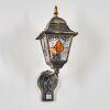 Chatelain Buitenlicht, Wandlamp voor buiten Goud, Zwart, 1-licht, Bewegingsmelder