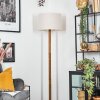 Bassagoda Staande lamp Natuurlijke kleuren, Zwart, 1-licht