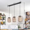 Boudou Hanglamp, Hanglamp Zwart, 3-lichts