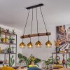 Koyoto Hanglamp, Kogellampje, Hanglamp Natuurlijke kleuren, Zwart, 4-lichts