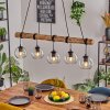 Koyoto Hanglamp, Kogellampje, Hanglamp Natuurlijke kleuren, Zwart, 5-lichts