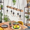 Koyoto Hanglamp, Kogellampje, Hanglamp Natuurlijke kleuren, Zwart, 5-lichts