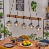 Koyoto Hanglamp, Kogellampje, Hanglamp Natuurlijke kleuren, Zwart, 5-lichts