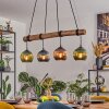 Koyoto Hanglamp, Kogellampje, Hanglamp Natuurlijke kleuren, Zwart, 4-lichts