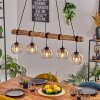 Koyoto Hanglamp, Kogellampje, Hanglamp Natuurlijke kleuren, Zwart, 5-lichts